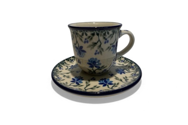 B10 Bunzlau Espresso mokje met schotel 2415X 70ml B10 Tulp Espresso Kop & Schotel 70 ml B10 Bunzlau Espresso mokje met schotel 2415X 70ml B10 Tulp Espresso Kop & Schotel 70 ml